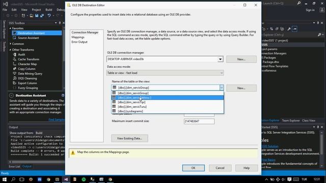 SSIS - Package Validation Error : Failure inserting into the read-only column смотреть онлайн