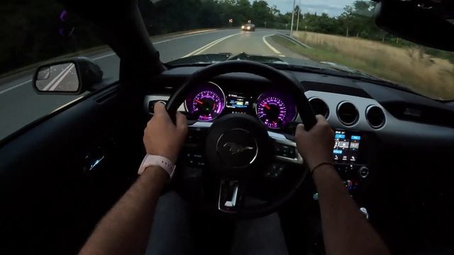 Ford Mustang GT V8 Night [5.0 Ti-VCT 450HP] |0-100| POV Test Drive #1781 Joe Black смотреть онлайн