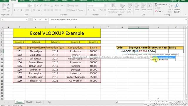 How To Use The Excel Vlookup Function In Pashto Language | смотреть онлайн