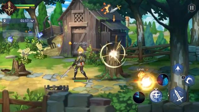 Magia: Charma Saga Gameplay Обзор Первый взгляд Летсплей (Android,APK,iOS) Игра за Swordsman смотреть онлайн