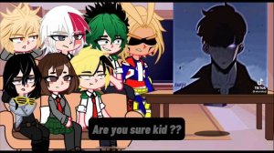 Class 1A Reacts to Sung Jin-woo (Solo Leveling)