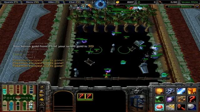 Warcraft 3 : pokemon defense смотреть онлайн