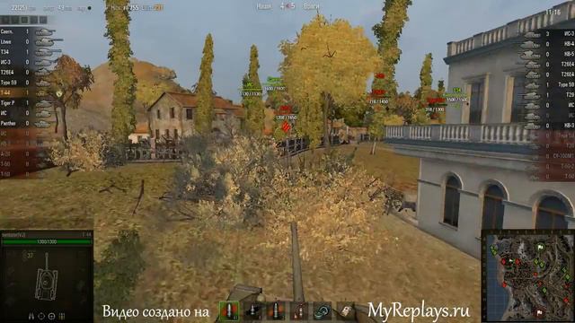 WOT: Южный берег - Т-44 - 2 фрага - Снайпер смотреть онлайн