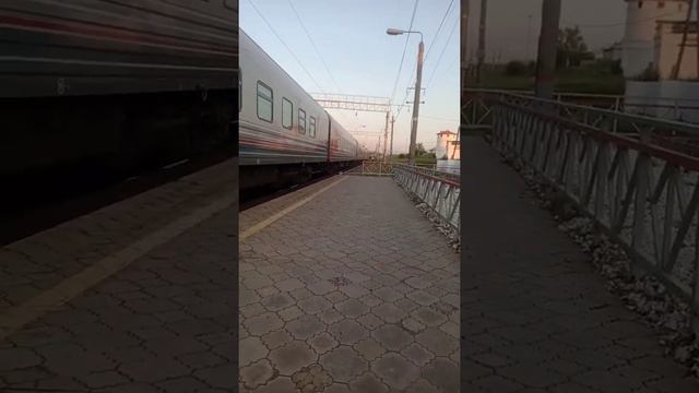эп1 040 с пассажирским поездом N070 Сообщения Москва Чита смотреть онлайн