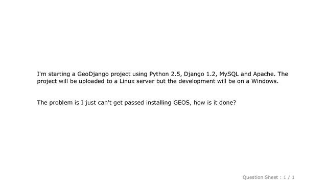 Django : How To Install GEOS for GeoDjango on Windows смотреть онлайн