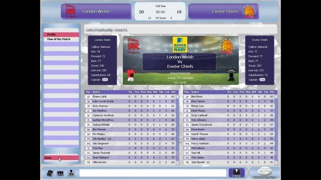 Rugby union Team manager 2015 EP4 With london welsh смотреть онлайн