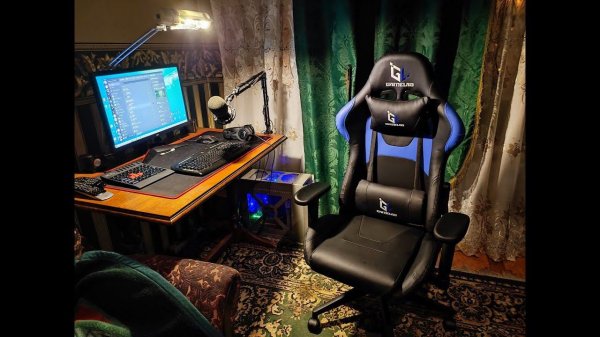 РАСПАКОВКА - GAMELAB PENTA, Blue - Кресло компьютерное игровое