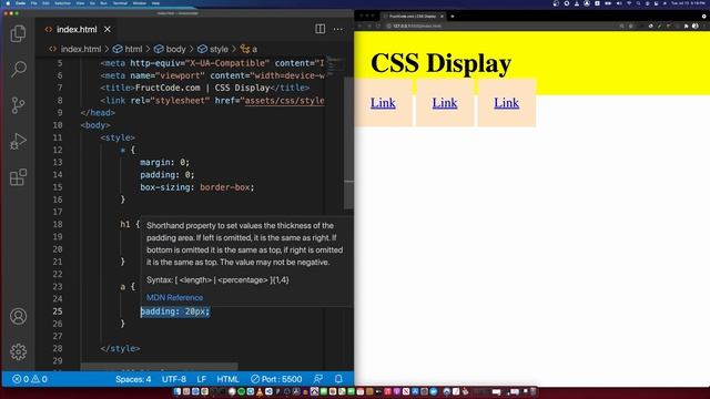 Курс HTML/CSS Advanced | Свойство display: block, inline-block, inline, none смотреть онлайн