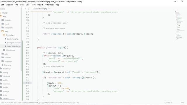 3. Lumen JWT Rest API: Jwt-Auth User Authentication смотреть онлайн