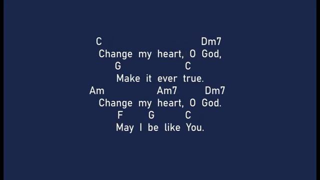 Change My Heart, O God (with chords) смотреть онлайн
