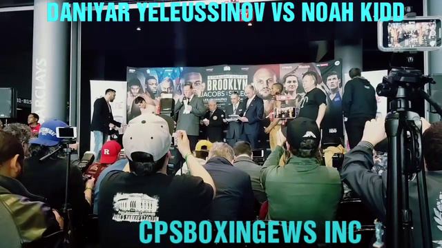 WEIGH -IN - DANIYAR YELEUSSINOV VS NOAH KIDD смотреть онлайн