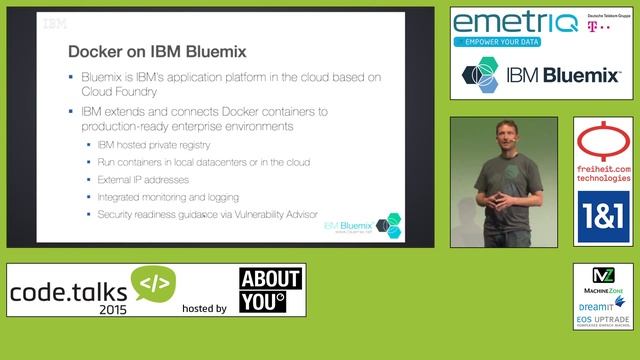 code.talks 2015 - Niklas Heidloff - Rapid Application Development with Docker смотреть онлайн