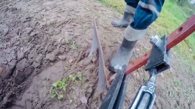 ПАХОТА на тяжелом Мотоблоке Кентавр 1081 д