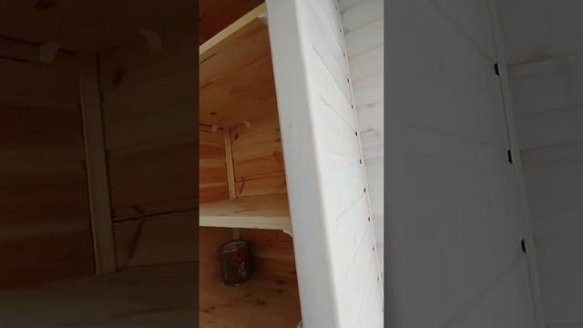 Отделка балкона вагонкой и паркетом из липы и жалюзийные шкафы! смотреть онлайн