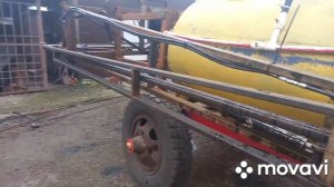 Готовы Новые штанги-крылья на опрыскиватель тест драйв.