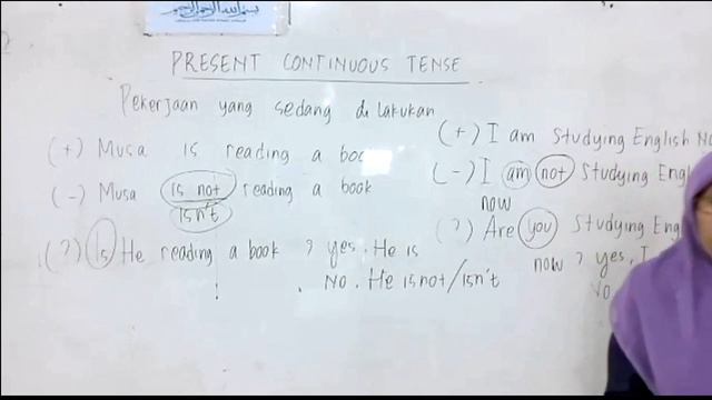 Pembelajaran Present Continuous Tense kls 6 смотреть онлайн