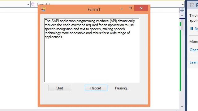 Microsoft Speech API смотреть онлайн