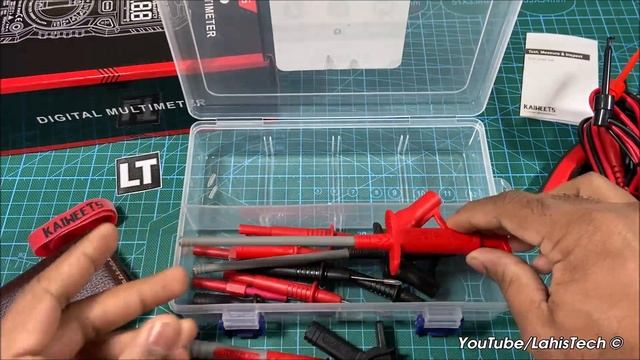 KAIWEETS Tool kit unboxing / HT118E Multimeter / KET05 Multimeter Test Leads смотреть онлайн