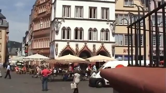 Рыночная площадь города Трир смотреть онлайн