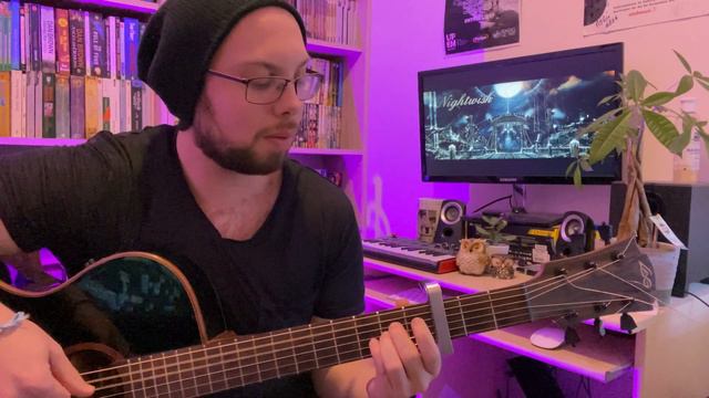 The Crow, the Owl and the Dove - Nightwish (Guitar cover) смотреть онлайн
