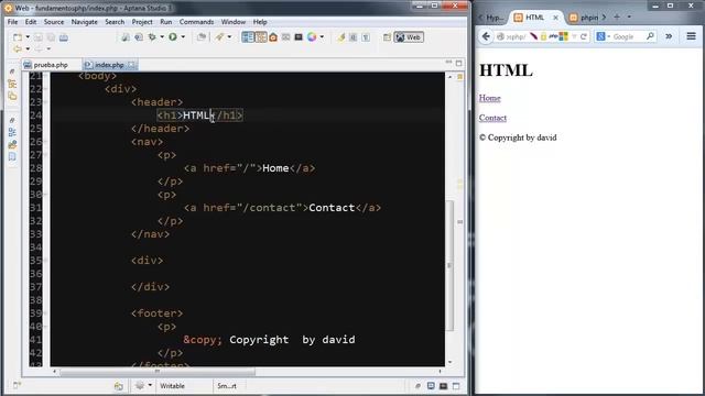 Curso Master PHP 5.x 04 Integración HTML y PHP смотреть онлайн