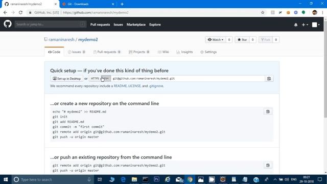 Using Git and GitBash commands to pull and push the code in remote repository смотреть онлайн
