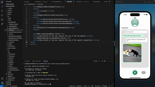 ? Build a React Native Voice Assistant App with ChatGPT & DALL-E | AI Image Creation смотреть онлайн