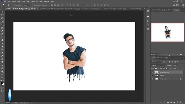 Paint Dripping Effect in Photoshop 2020 | Photoshop Tutorials | Colourfularts. смотреть онлайн