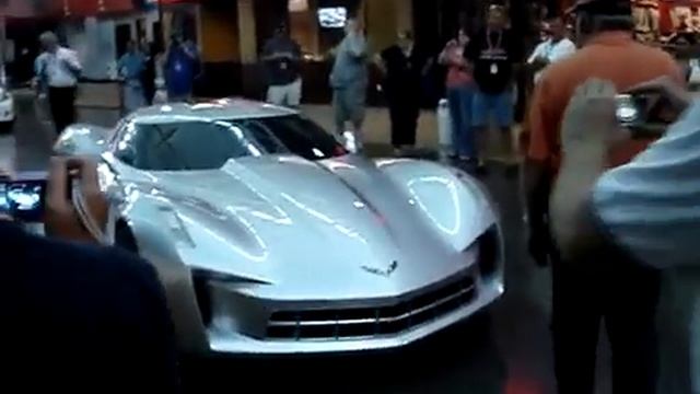 Corvette Stingray Concept Car driving at the NCM YouTube смотреть онлайн