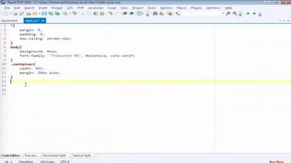 Coding Book list in HTML and CSS