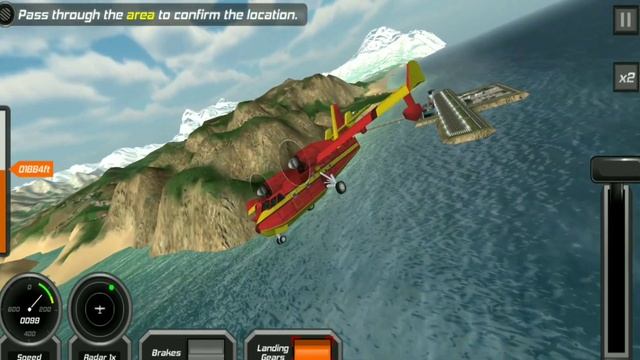 Flight Pilot Simulator 3D - Red Cargo 415 Plane Crazy Driving - Airplane Games - Android Gameplay смотреть онлайн