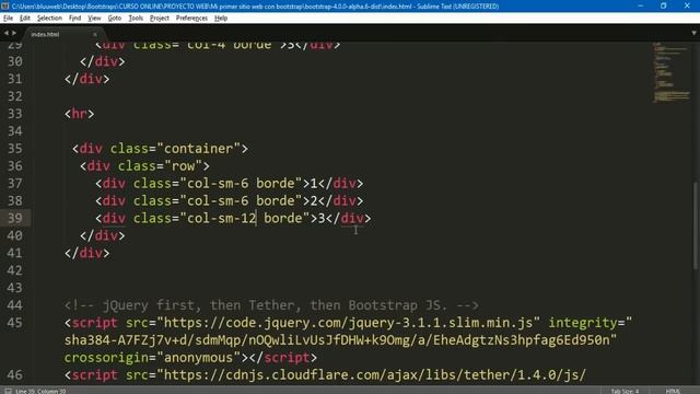 Columnas Bootstrap 4 Responsive - ?Curso desde cero смотреть онлайн
