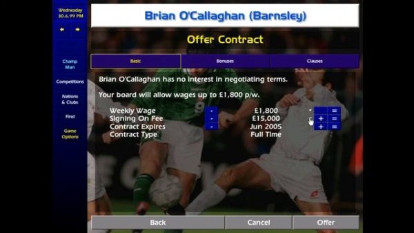 3 Top Tips For Success (Part One) - Championship Manager 99/00