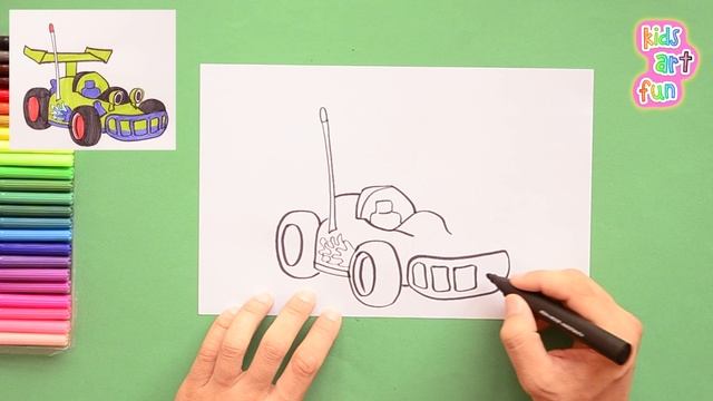 How to draw RC - Disney Toy Story смотреть онлайн