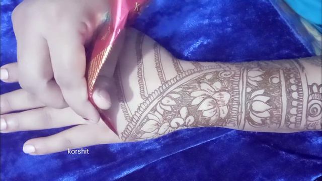 simple back hand mehndi design l lotus mehndi design back hand l смотреть онлайн