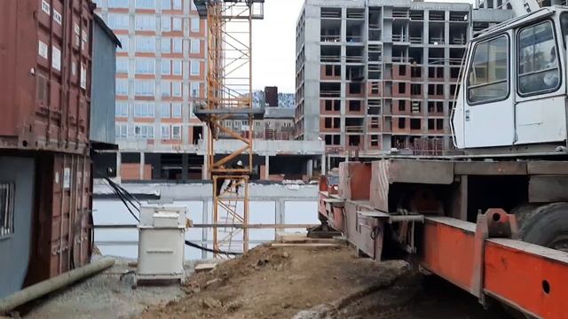 Монтаж башенного крана смотреть онлайн