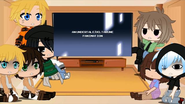 Naruto, AOT, Undertale React to Jevil vs Sans and Sans and Flowey vs Chara|Tsuki-Chan~(türkçe) смотреть онлайн