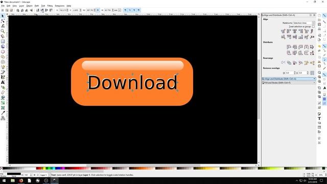 Inkscape - Simple Glassy Buttons смотреть онлайн