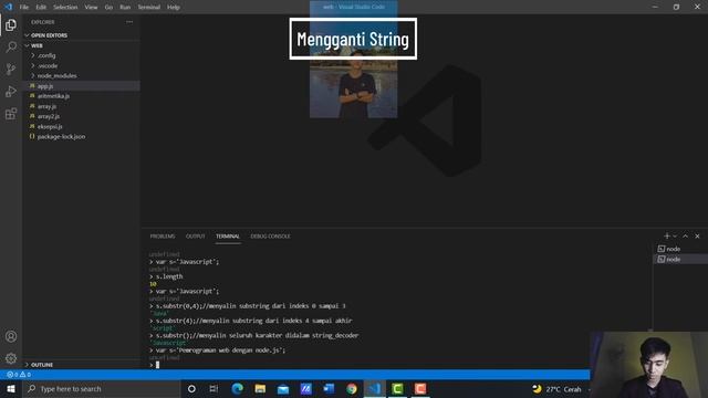 #16. String Dalam Javascript-Node.js смотреть онлайн