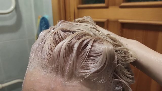 Тонирование блонд. Эстель 10.76. Два результата. смотреть онлайн