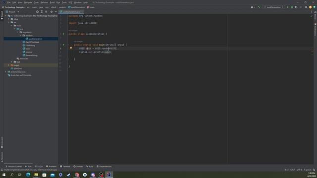 How to generate a UUID in java смотреть онлайн