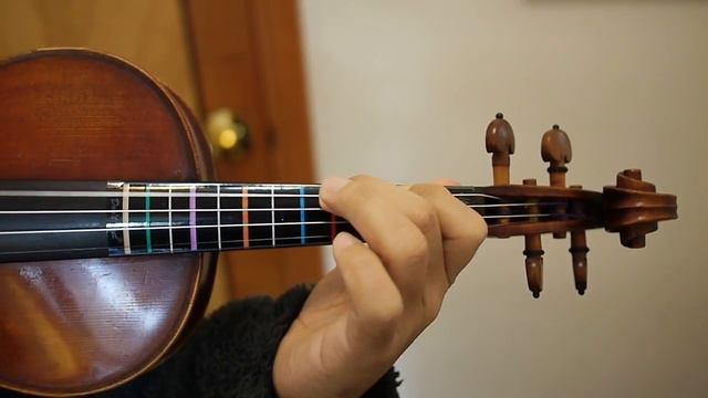 ABRSM Grade 5 Scales A melodic minor scale demo with colour labels смотреть онлайн