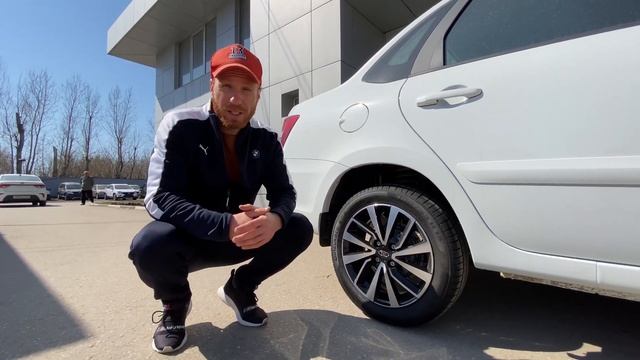 Lada Granta Club 2021 года в белом цвете уехала в Самару! смотреть онлайн