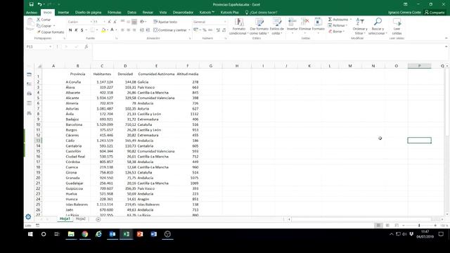 Excel 1: Ocultar Datos смотреть онлайн