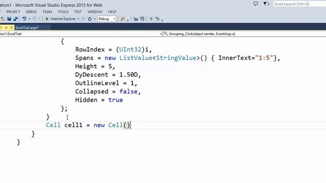 ASP NET How to create Excel file with grouping on the fly смотреть онлайн