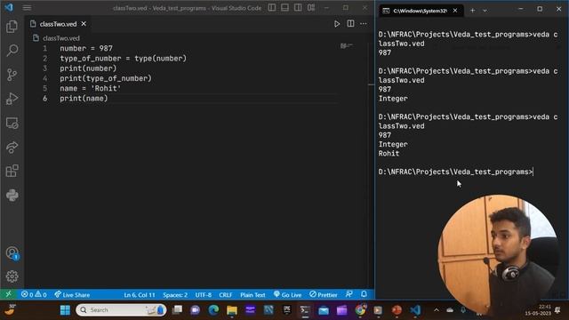 Variables in Veda & Data-types | Module 2 | India's First Programming Language смотреть онлайн