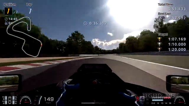 Gran Turismo 6 Gameplay: Ayrton Senna Tribute | LOTUS 97T @ Brands Hatch | GOLD: 1:07.043 смотреть онлайн