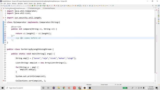 (No Voice )How Sort Array in alphabetic order on the basis of length using sort() . смотреть онлайн
