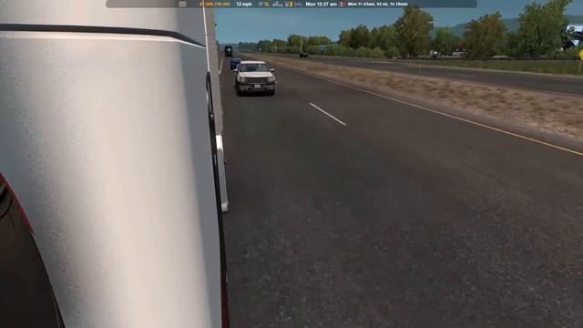 AMERICAN TRUCK SIMULATOR - HETERBILT 389 BY HATREYU - CUMMINS N14 CUSTEM - MERRITT TRAILER смотреть онлайн