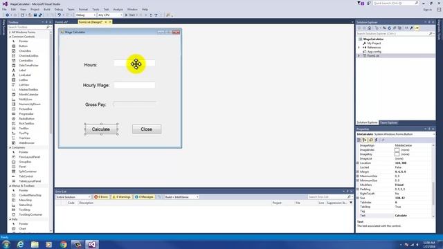 Visual Basic Introduction: Wage Calculator смотреть онлайн